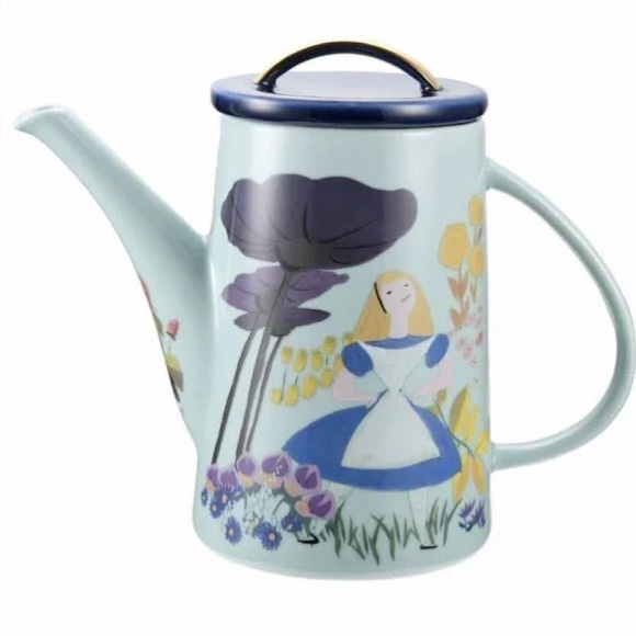 70th Anniversary Mary Blair - Alice in Wonderland Disney Teapot